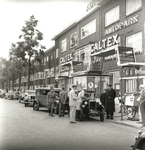 126091 Afbeelding van de ralley van de oldtimers ter gelegenheid van de viering van het 66ste lustrum van de Utrechtse ...